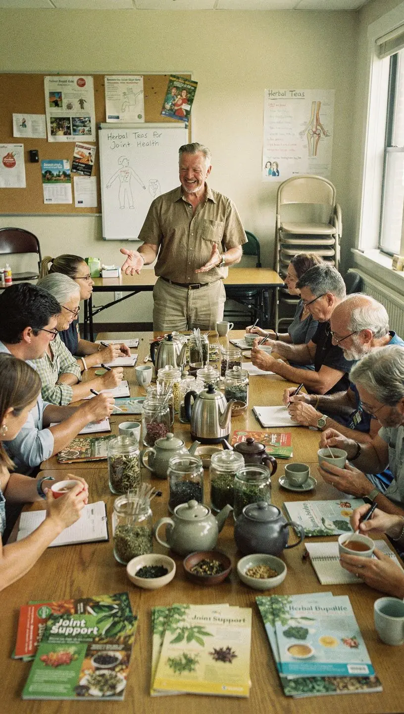 Különböző teafajták bemutatása egy asztalon.