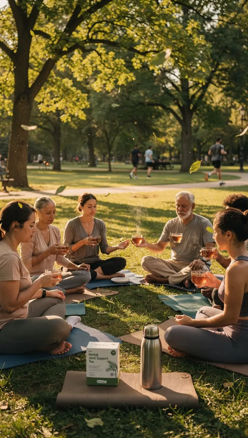 Gyógytea készítése közben látható friss gyógynövények.
